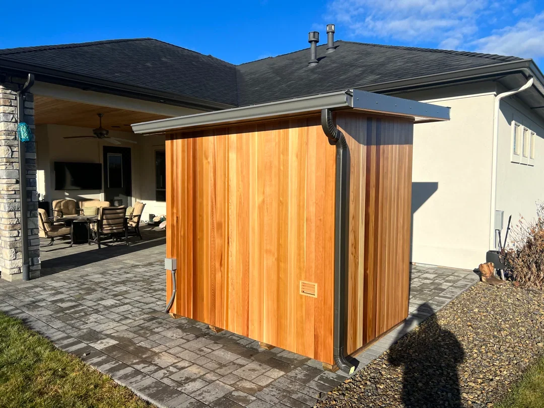 Black gutters installed by Superior Gutter Company